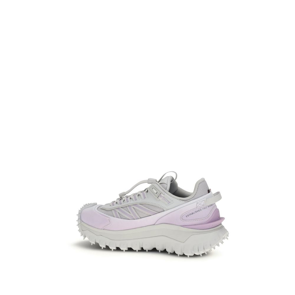 Moncler Purple Polyester Athletic Women's Sneakers