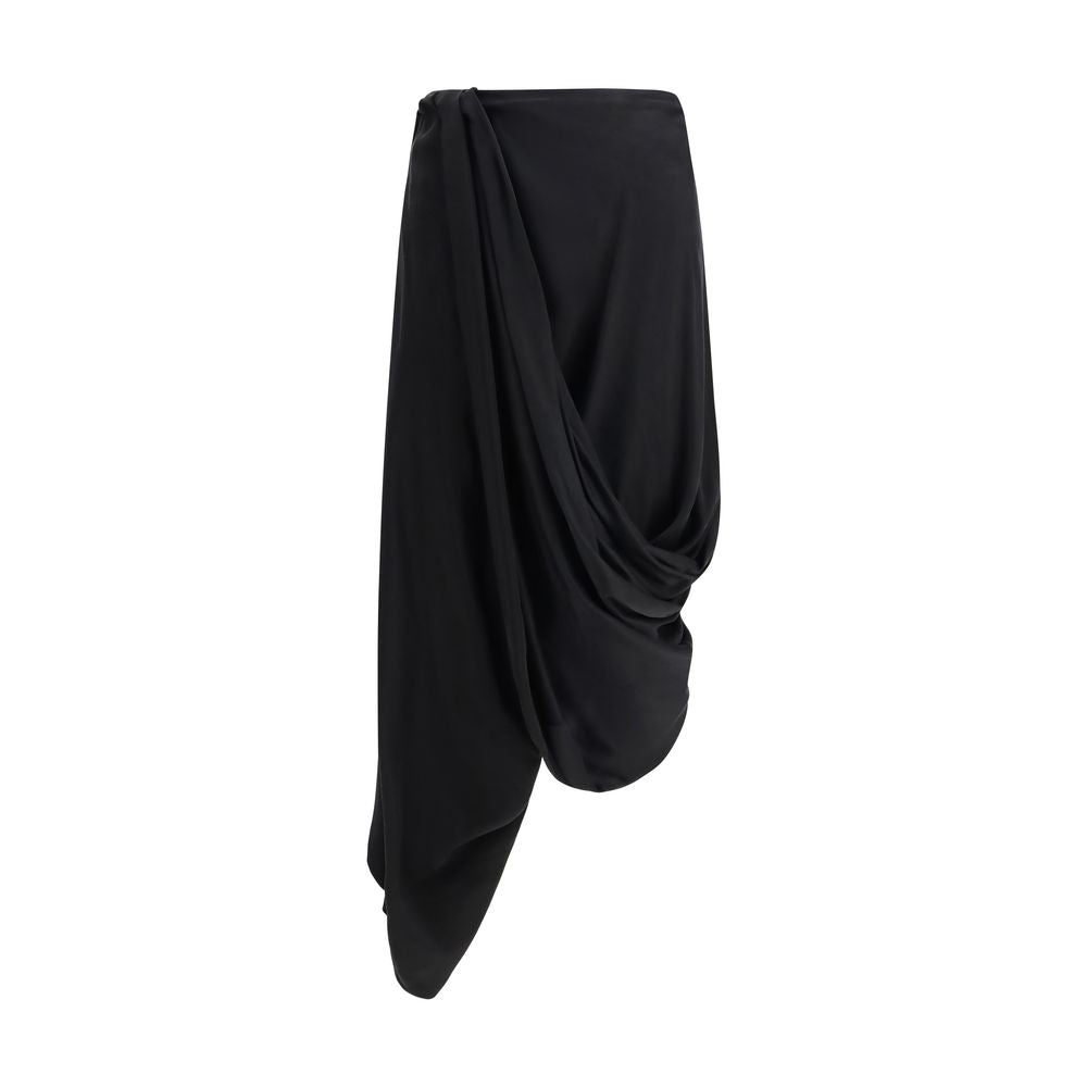 Maison Margiela Black Copper Midi Women's Skirt