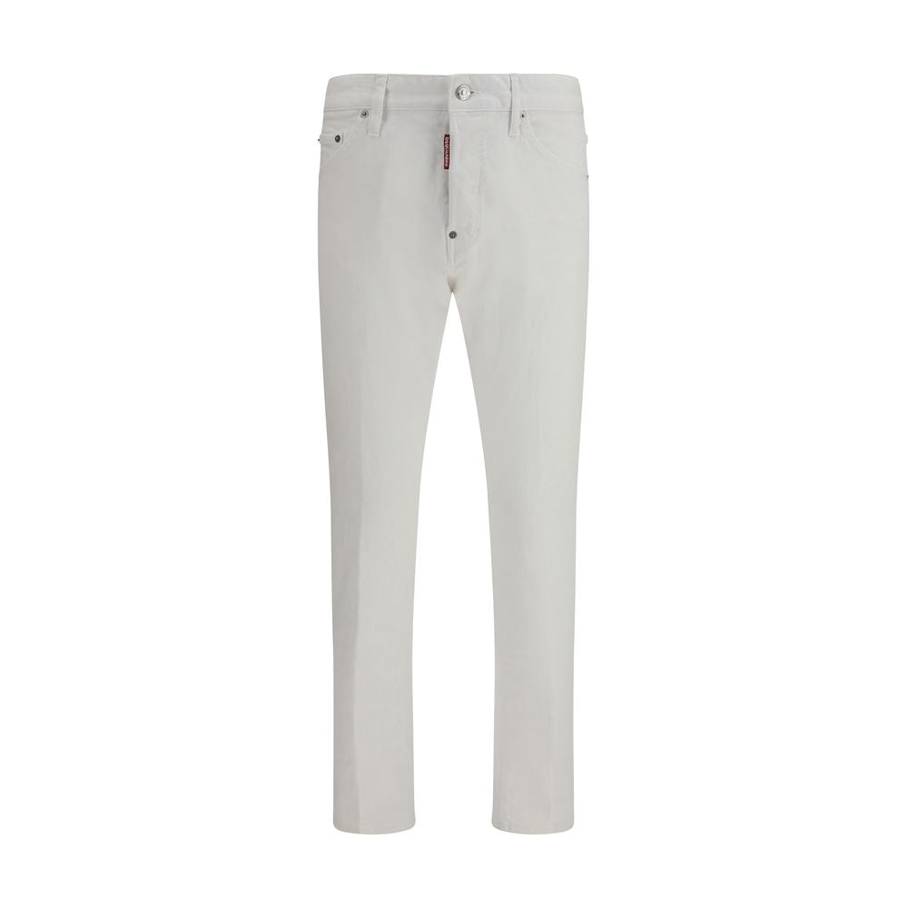 Dsquared² White Cotton Jeans Men's Denim