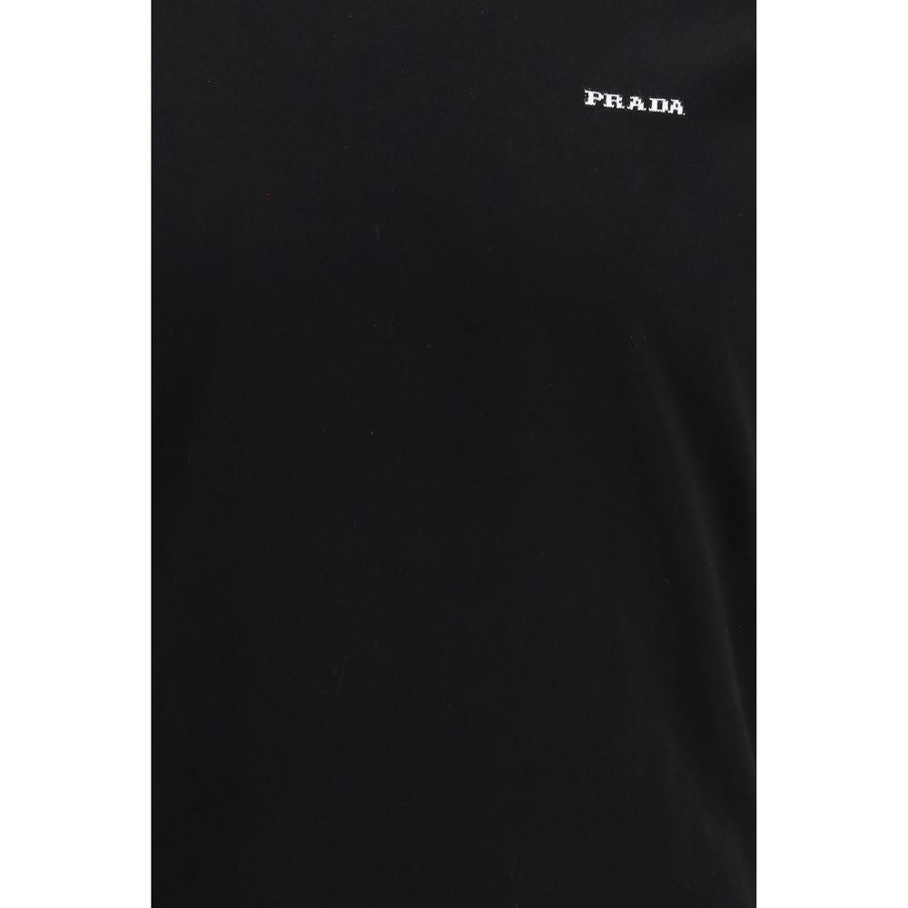 Prada Black Cotton Men's T-Shirt