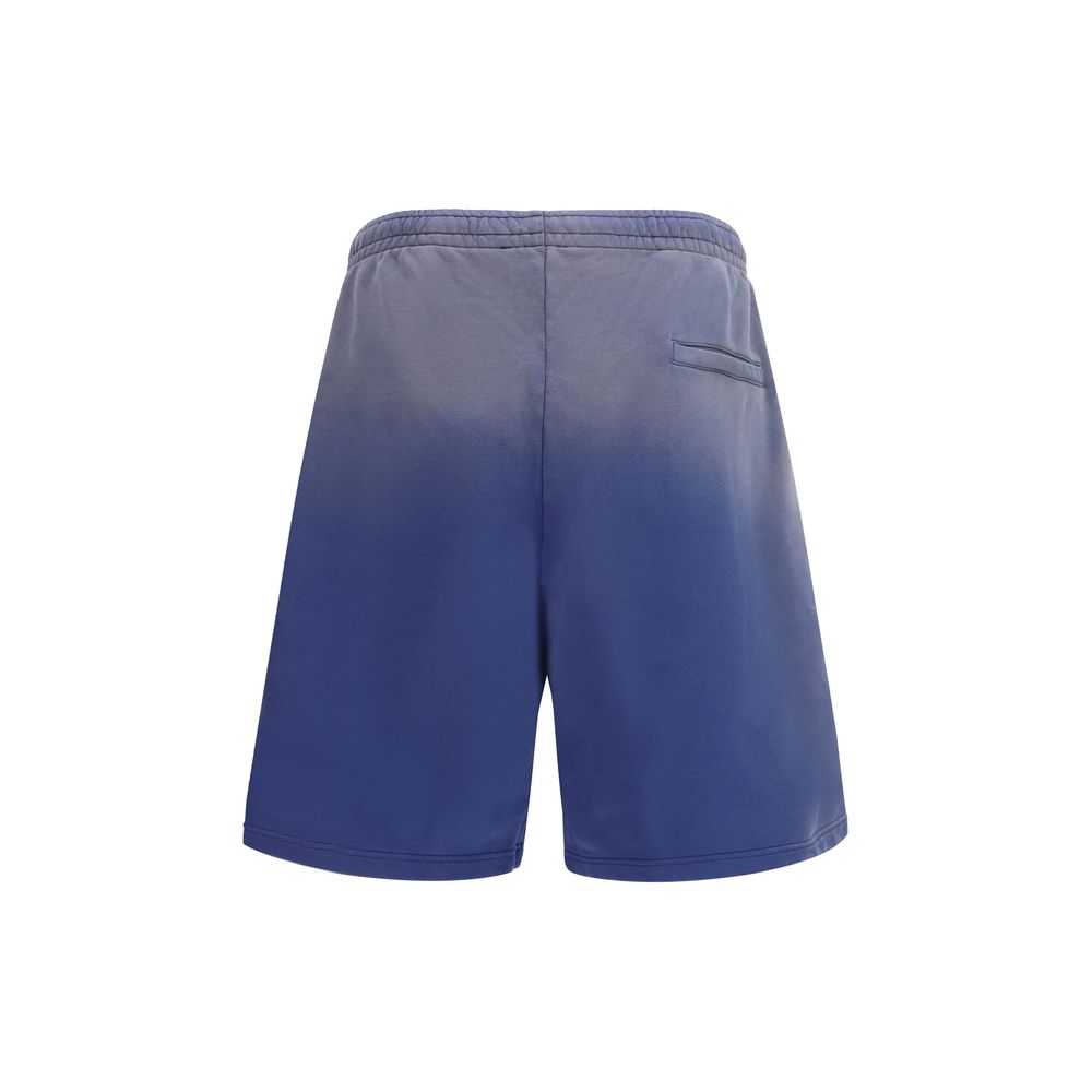 Moschino Blue Cotton Bermuda Men's Shorts