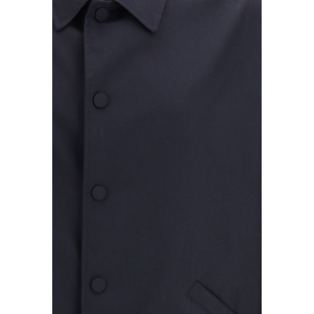 Valstar Blue Wool Oves Aries Full-Length Men's Jacket