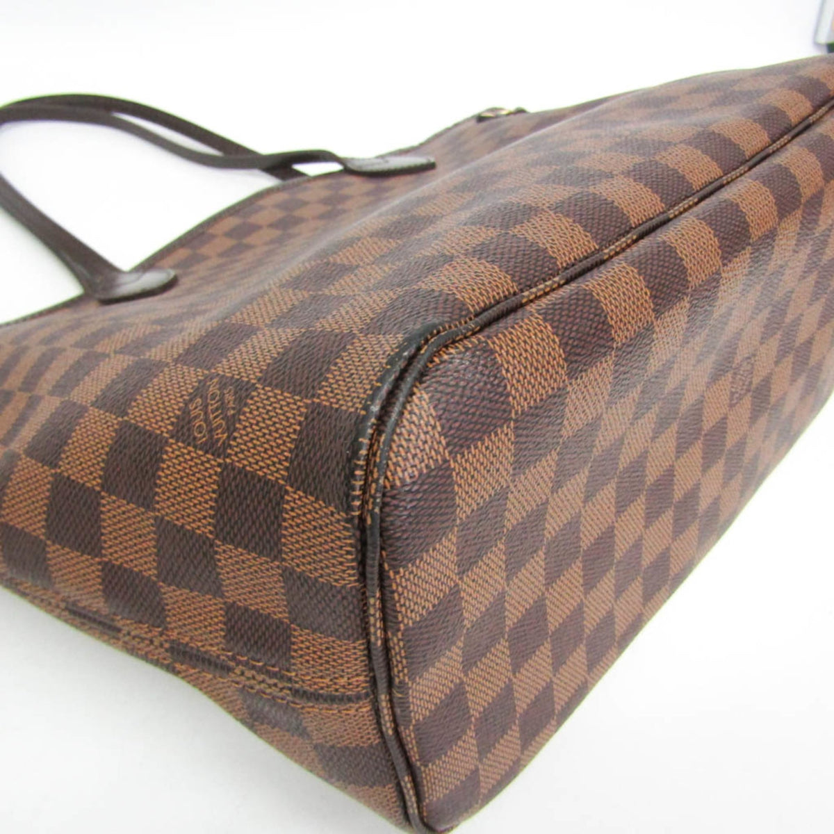 Louis Vuitton Neverfull Damier Brown Canvas Tote Bag Bag (Pre-Owned)