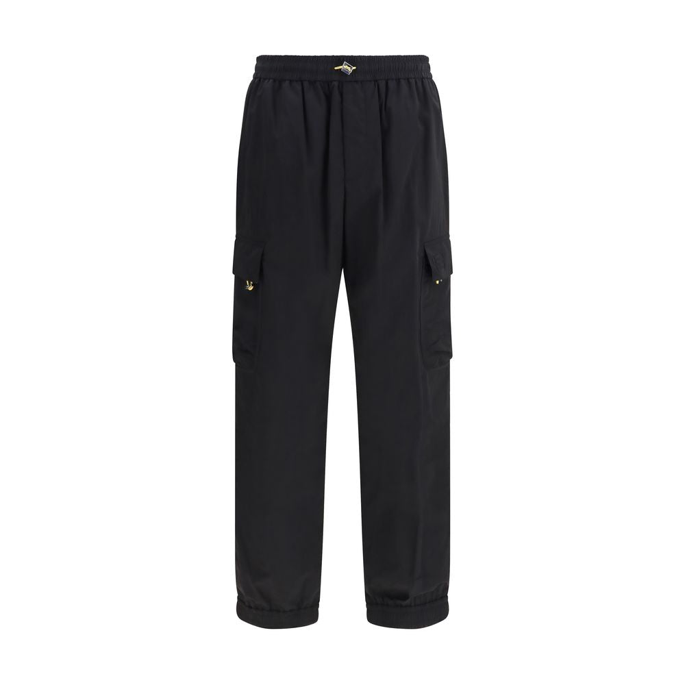 Fendi Black Polyamide Cargo Men's Pants