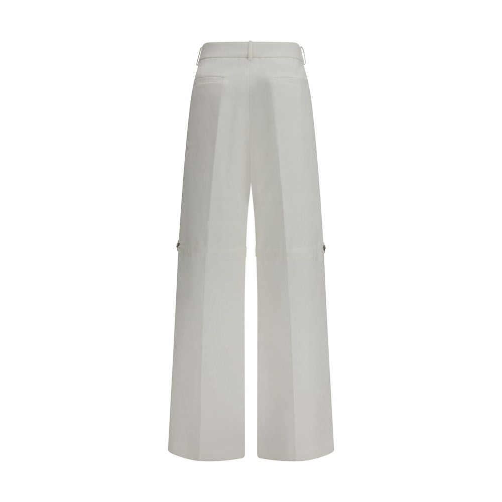 Fendi White Cotton Women's Pants