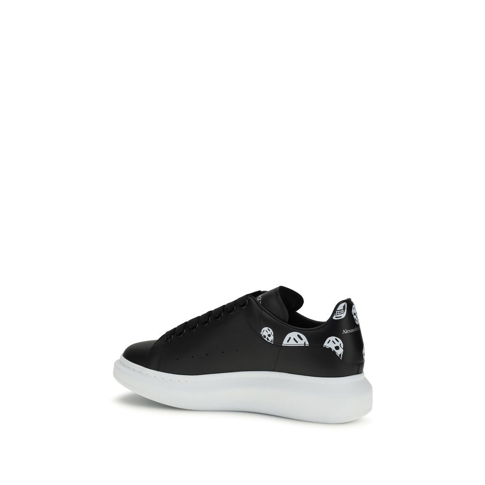Alexander McQueen Black Calf Leather Bos Taurus Chunky Men's Sneakers