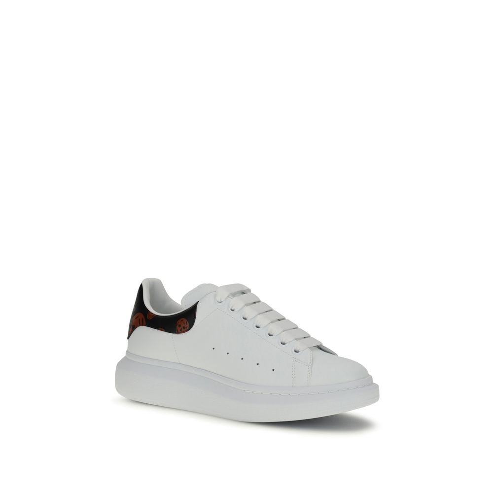 Alexander McQueen White Calf Leather Bos Taurus Low Top Men's Sneakers