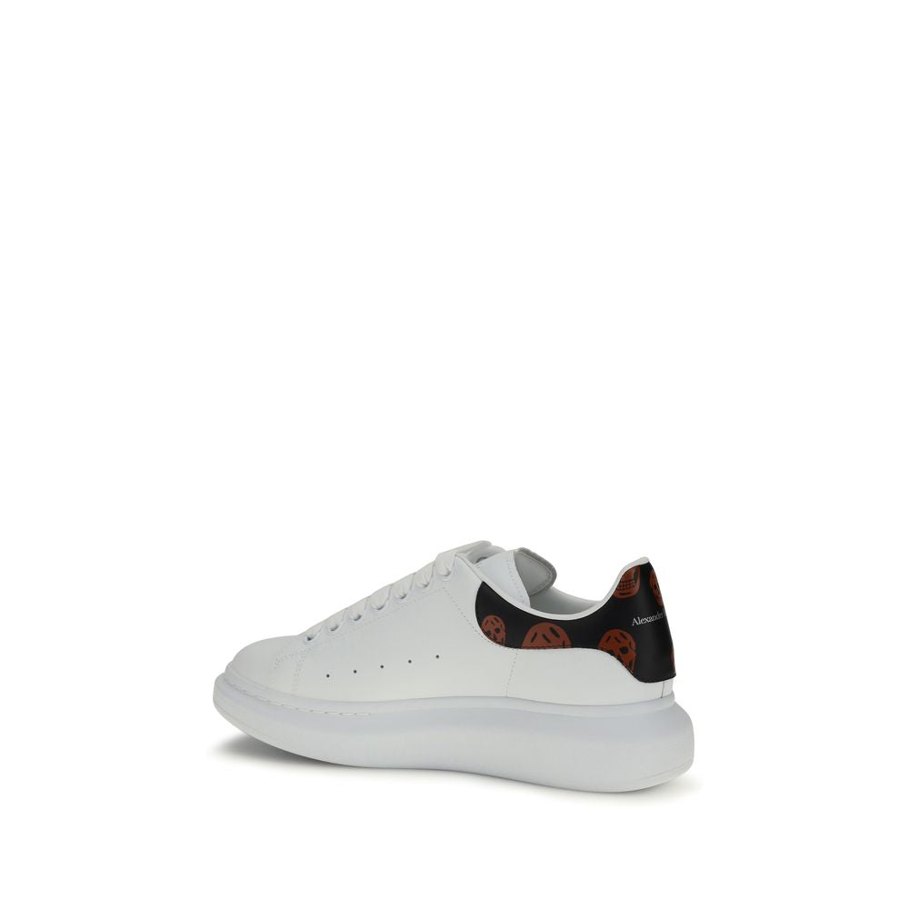 Alexander McQueen White Calf Leather Bos Taurus Low Top Men's Sneakers