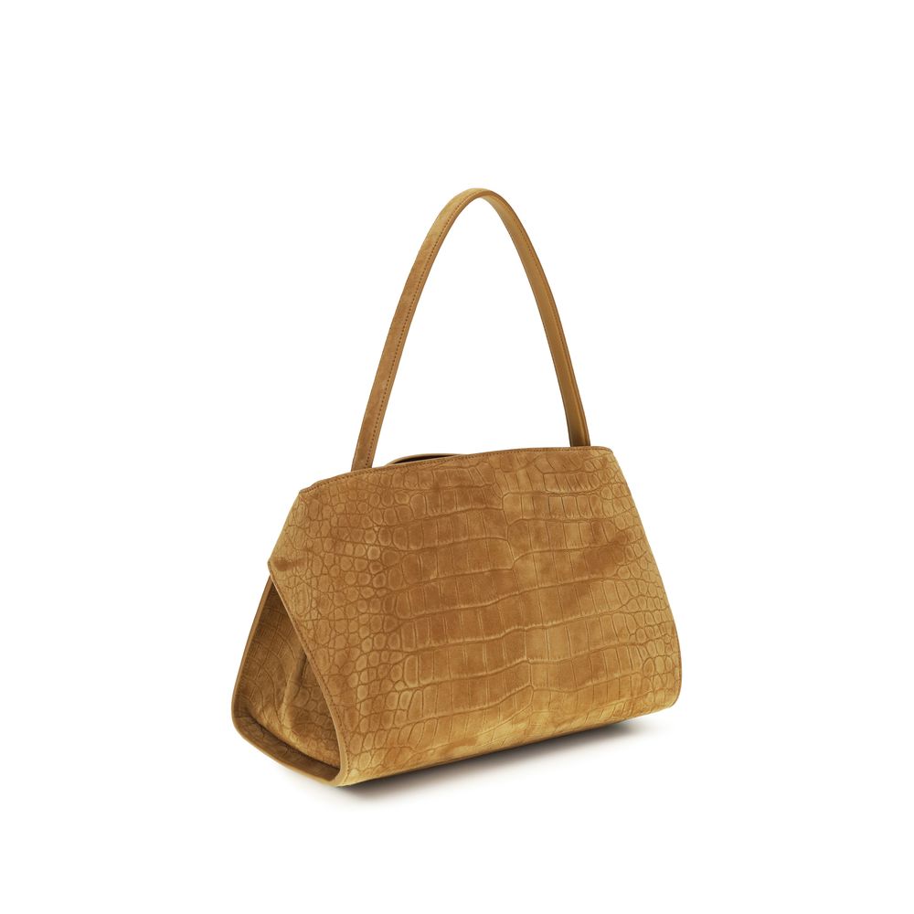 Ferragamo Beige Goatskin Shoulder Women's Bag