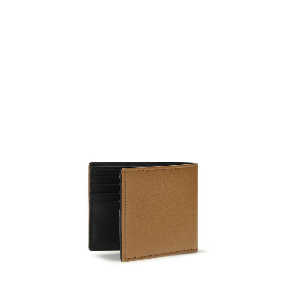 Valentino Garavani Black Calf Leather Bos Taurus Men's Wallet