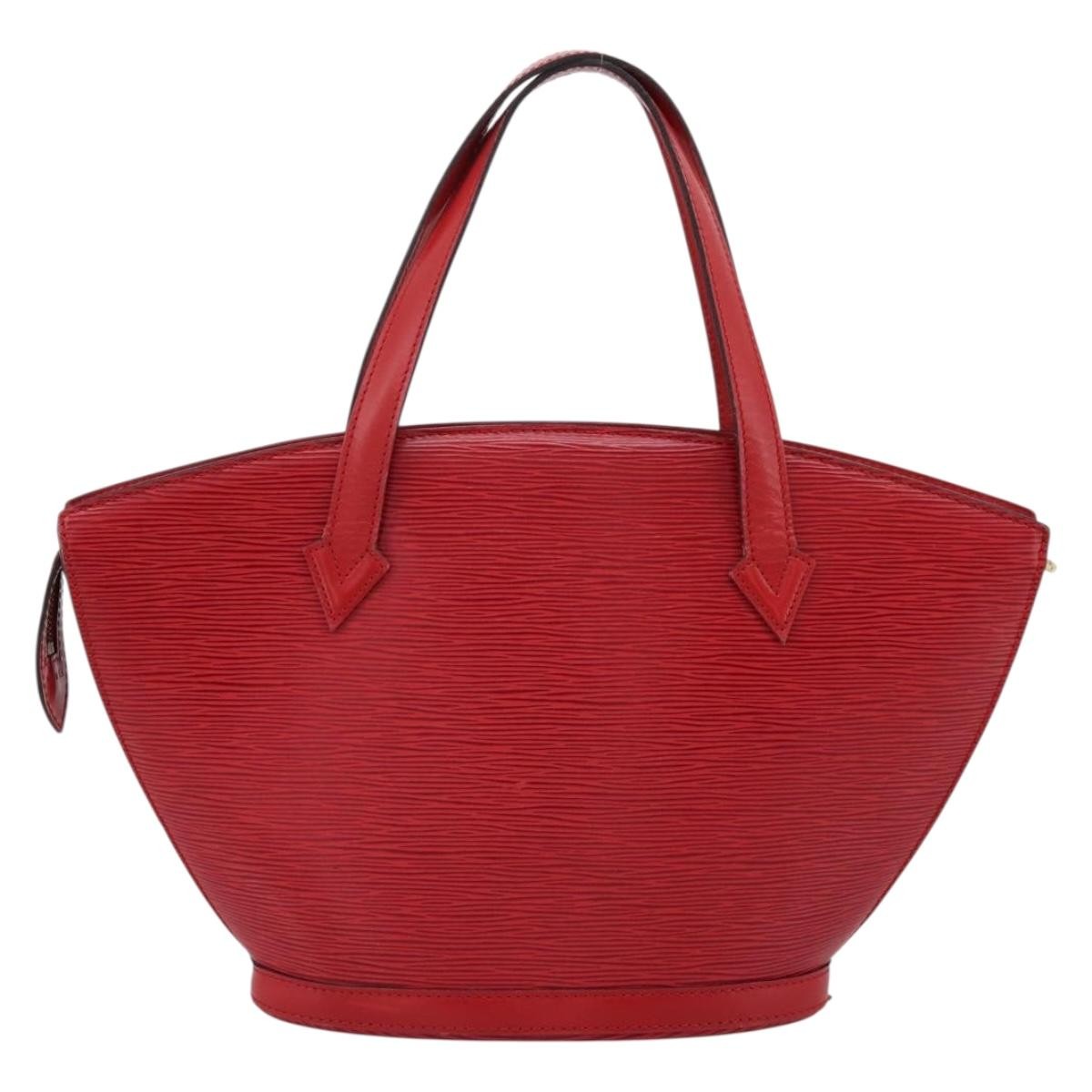 Louis Vuitton Saint Jacques Epi Leather Red Leather Handbag (Pre-Owned)
