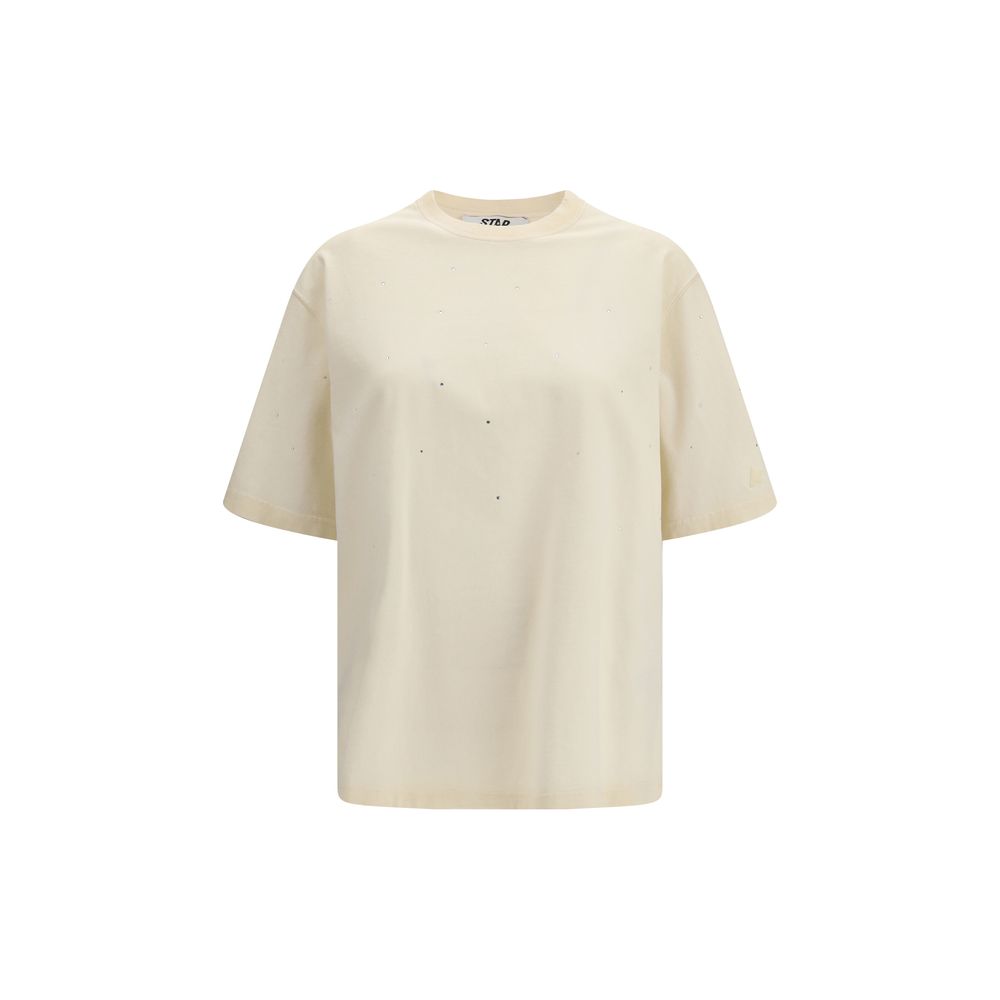 Golden Goose Beige Cotton Women's T-Shirt