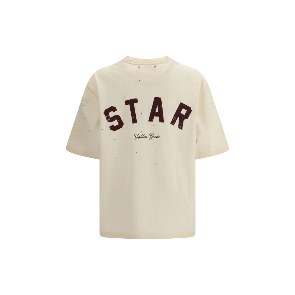 Golden Goose Beige Cotton Women's T-Shirt