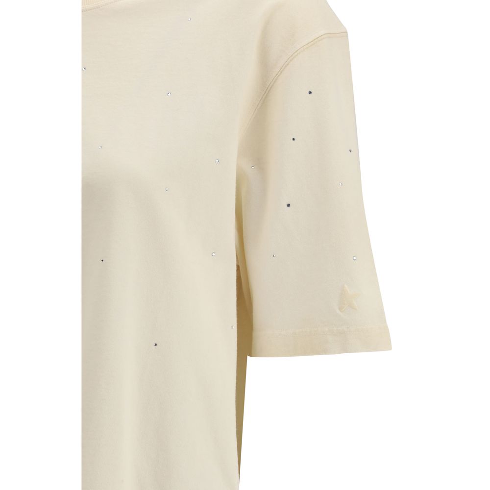 Golden Goose Beige Cotton Women's T-Shirt