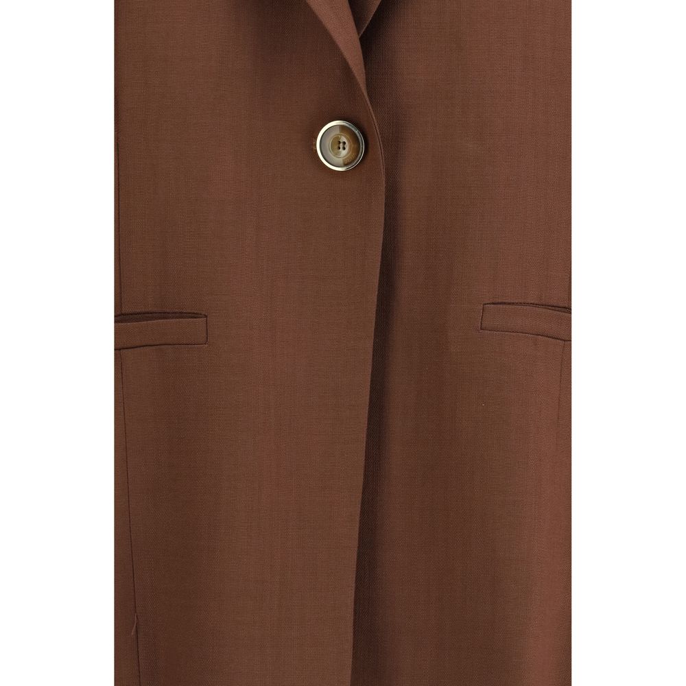 PINKO Brown Viscose Women's Jacket