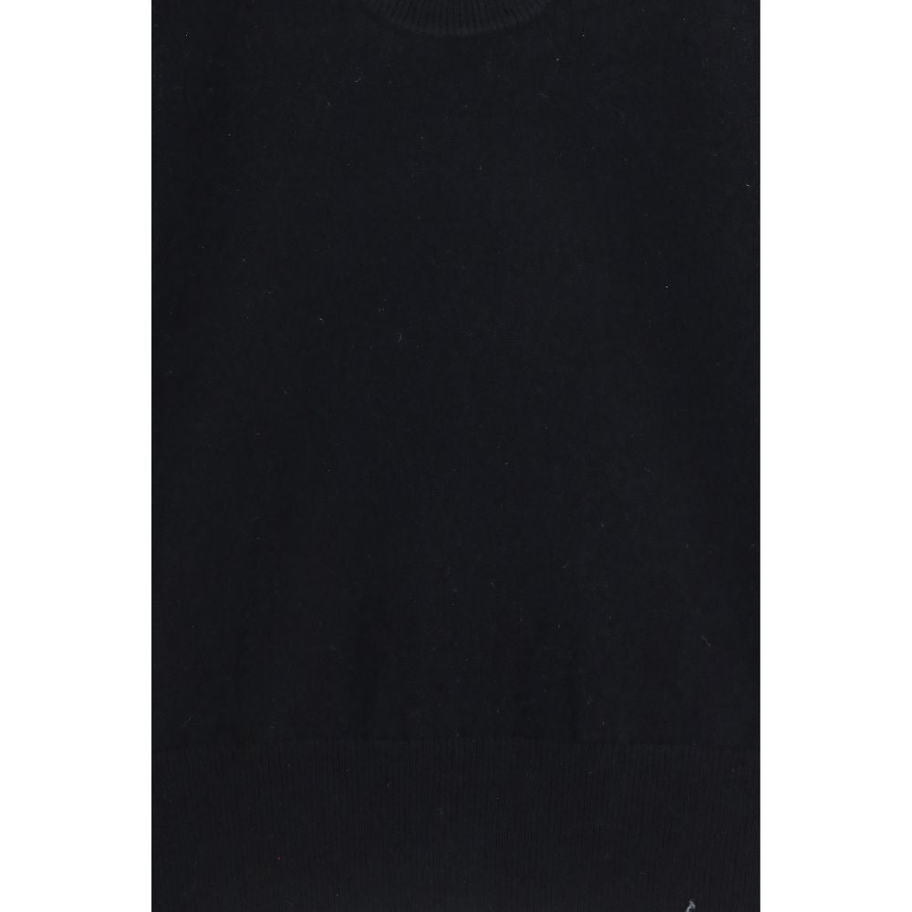 Extreme Cashmere Black Elastane Sleeveles Women's Sweater
