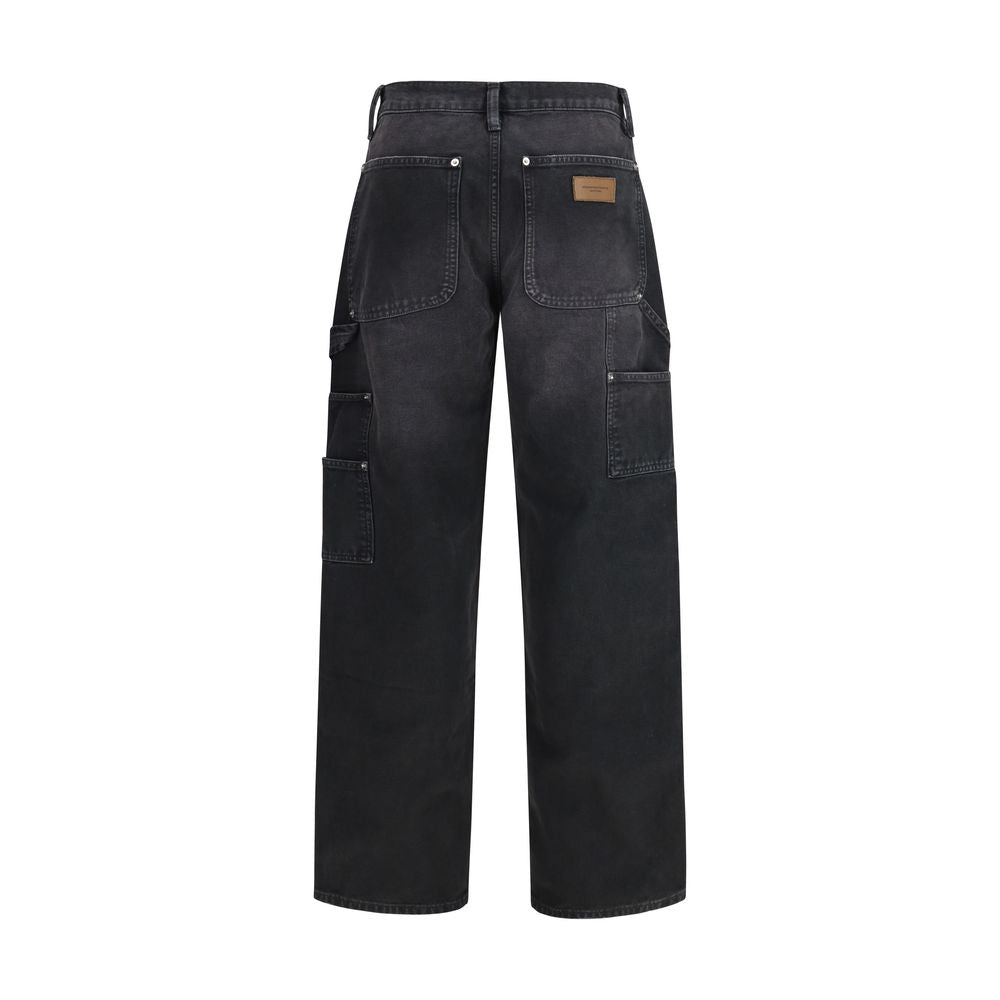 Alexander Wang Black Cotton Cargo Women's Pants