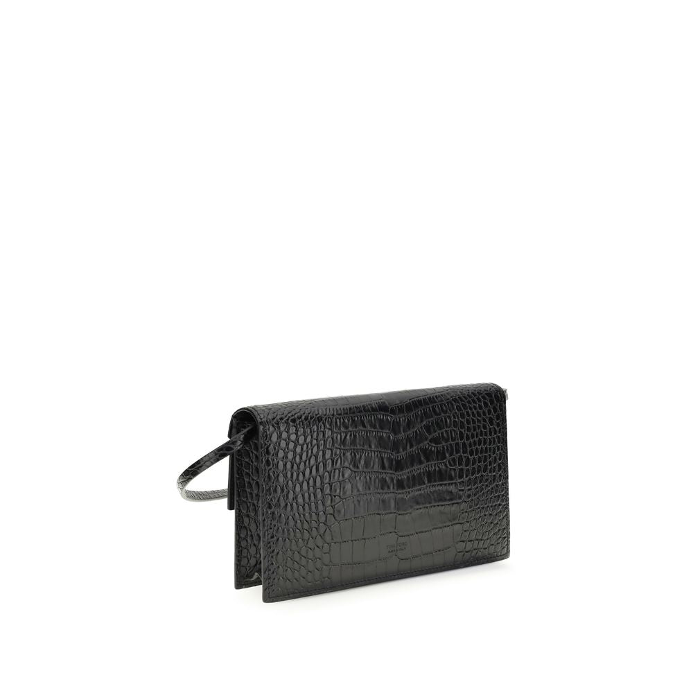 Tom Ford Black Calf Leather Bos Taurus Shoulder Women's Bag