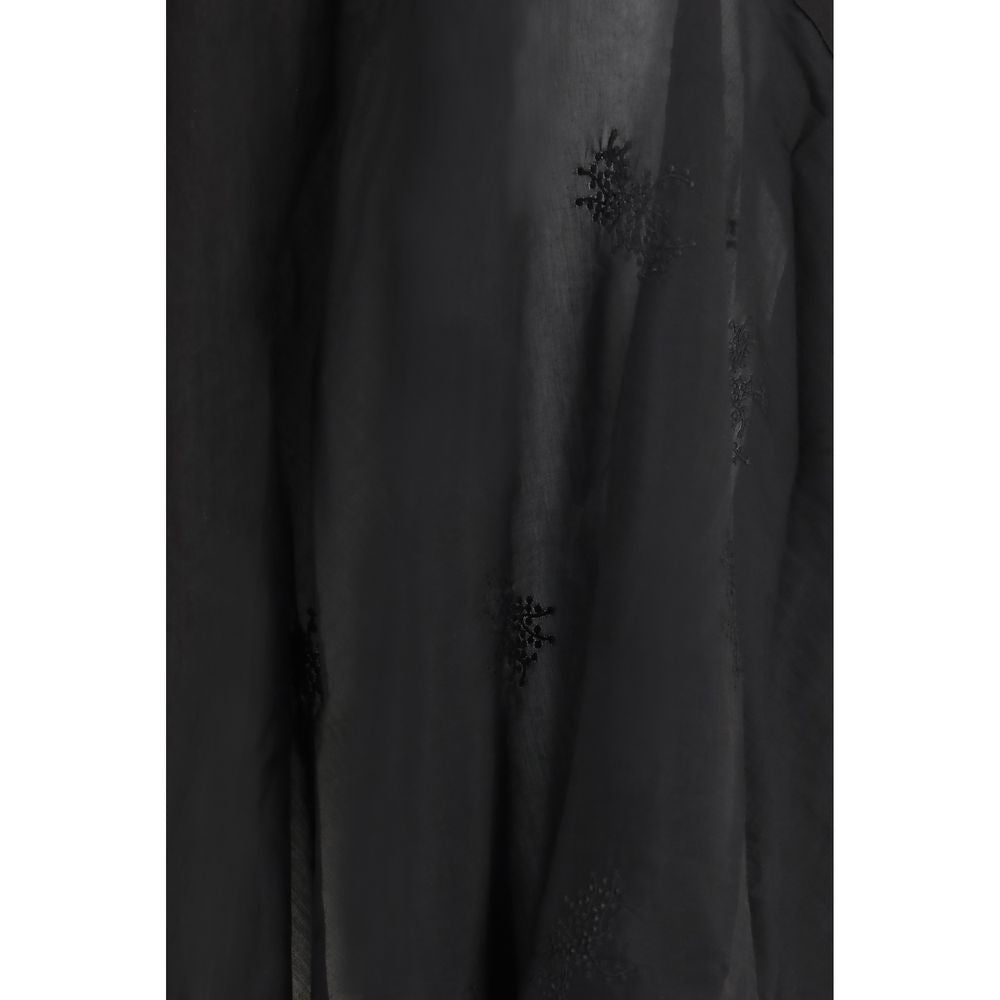 Our Legacy Black Lyocell Long Women's Skirt