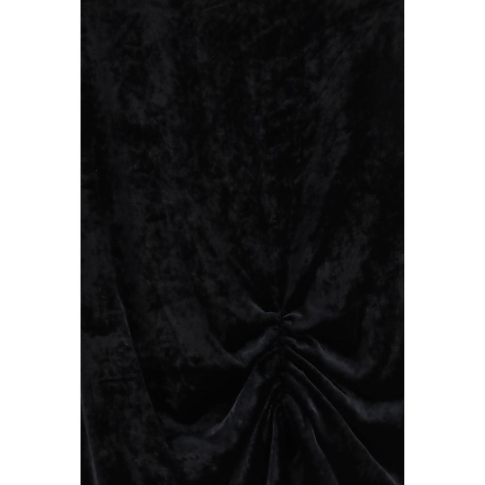 Valentino Black Viscose Long Women's Skirt