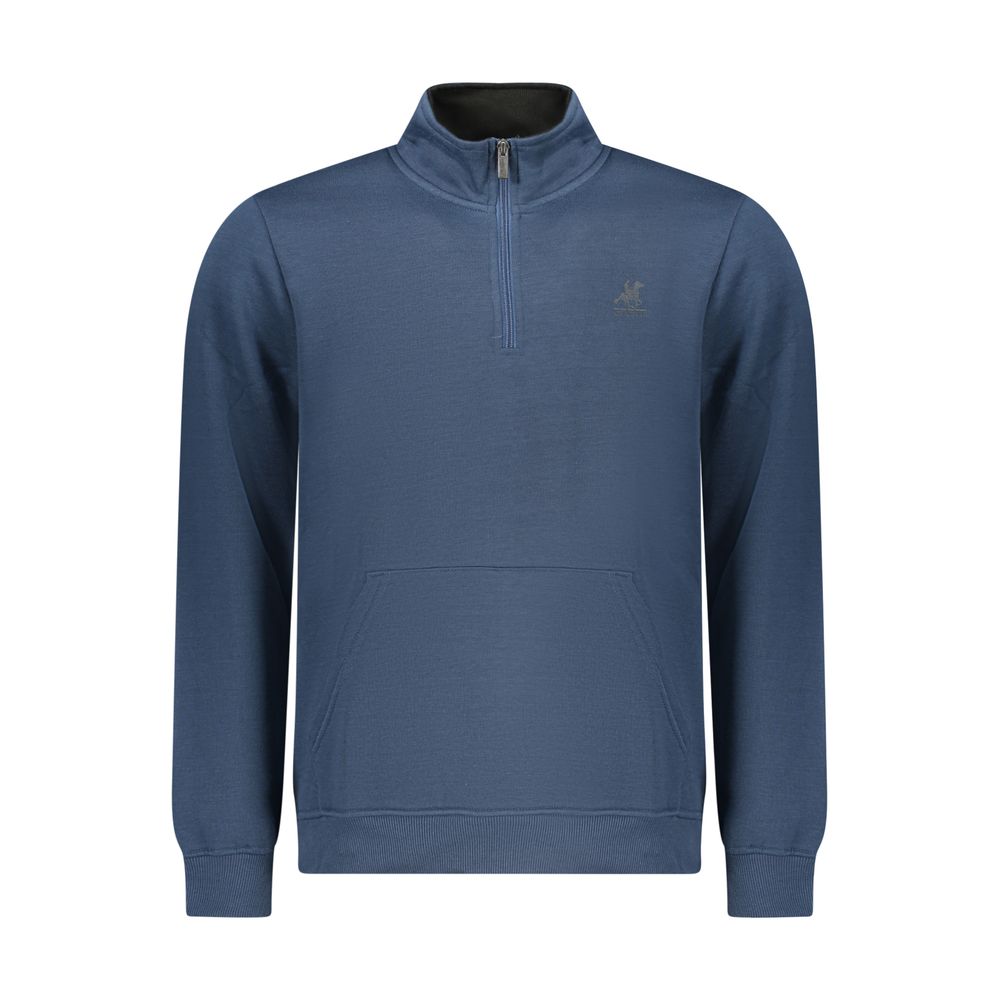 U.S. Grand Polo Blue Polyester Men's Men's Sweatshirt