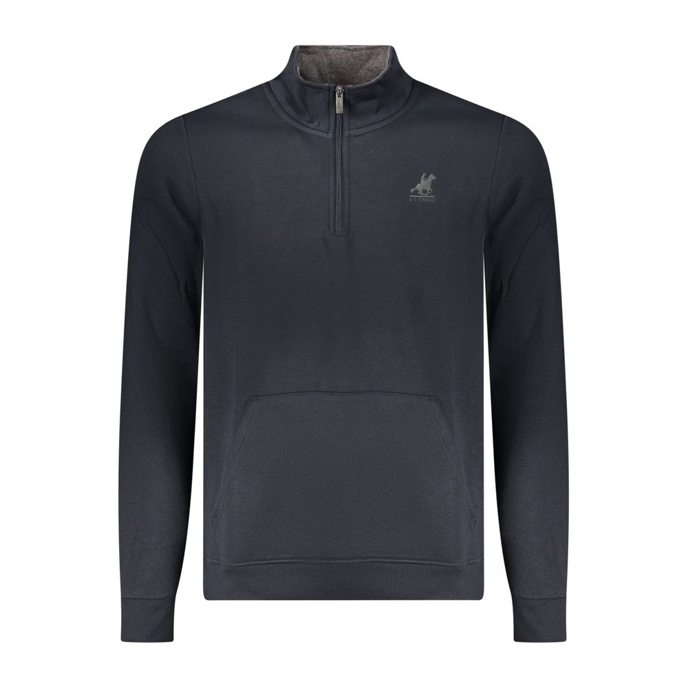 U.S. Grand Polo Blue Polyester Men Men's Sweatshirt