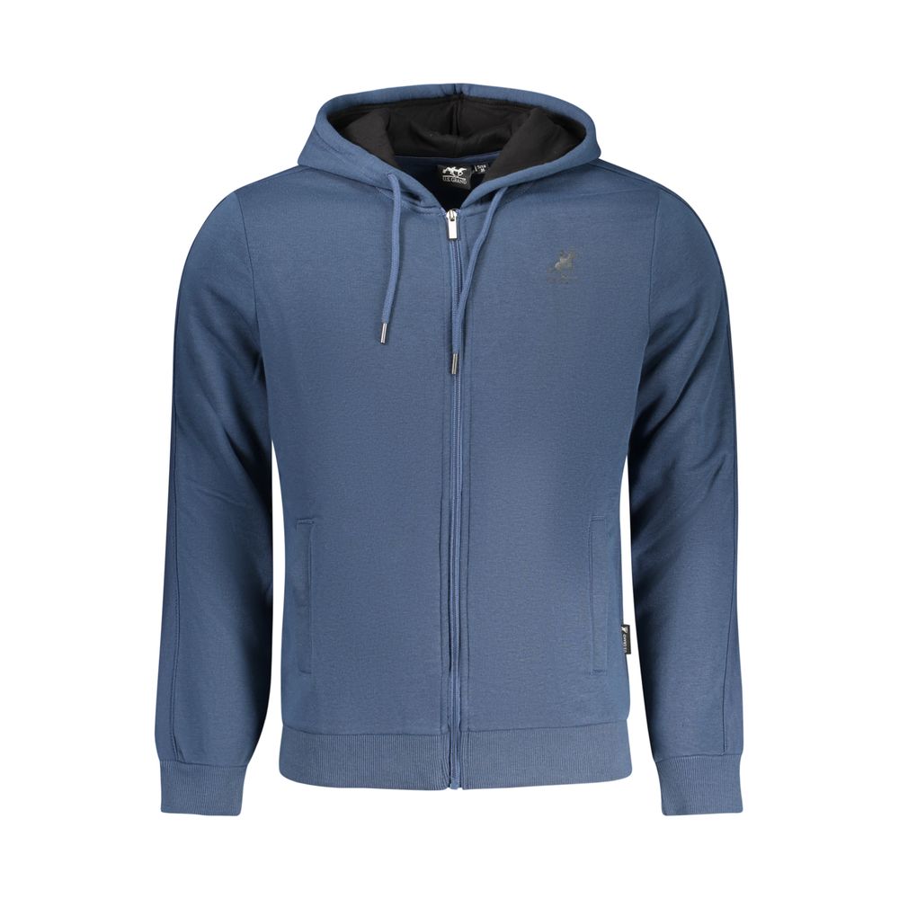 U.S. Grand Polo Blue Cotton Men's Men's Hoodie