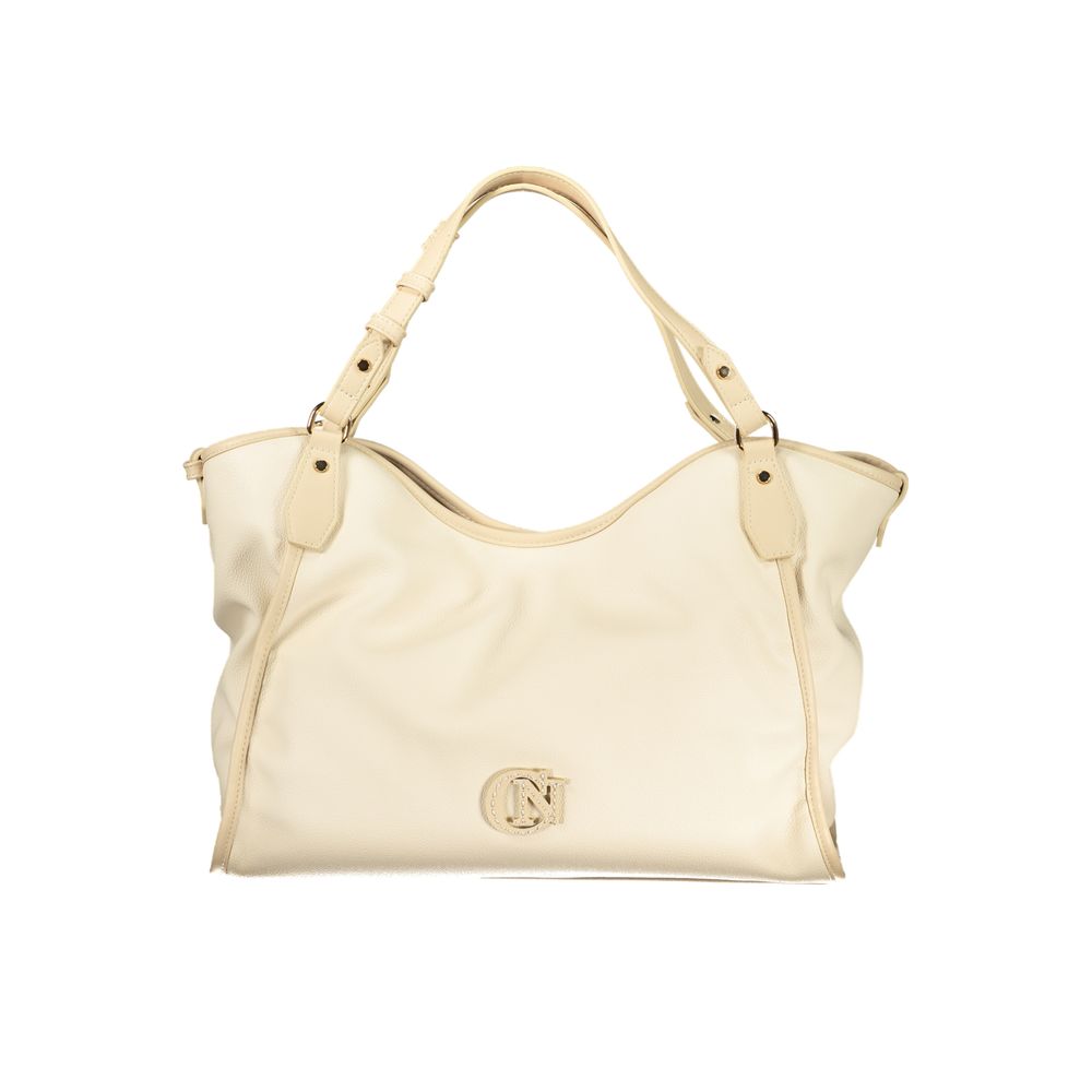 Cafenoir Beige Polyurethane Women Shoulder Women's Bag