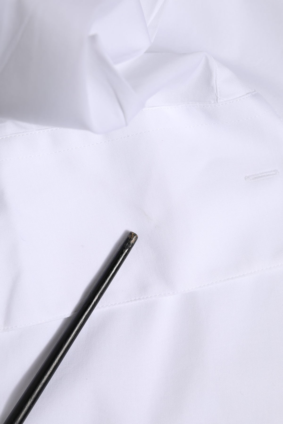 Dolce & Gabbana White Cotton GOLD Long Sleeves Formal Men's Shirt (Pre-Owned)