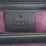 Gucci Lady Lock Black Leather Handbag (Pre-Owned)