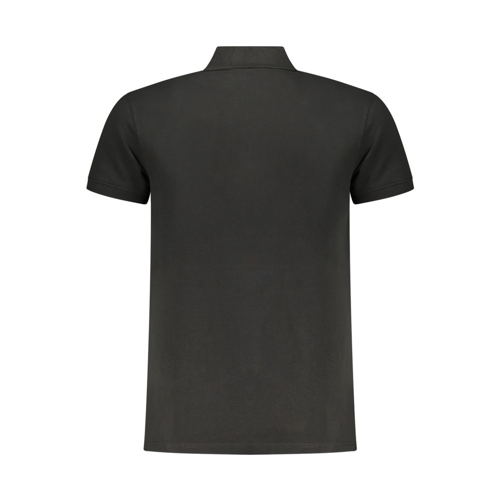 Iceberg Black Cotton Men Polo Men's Shirt