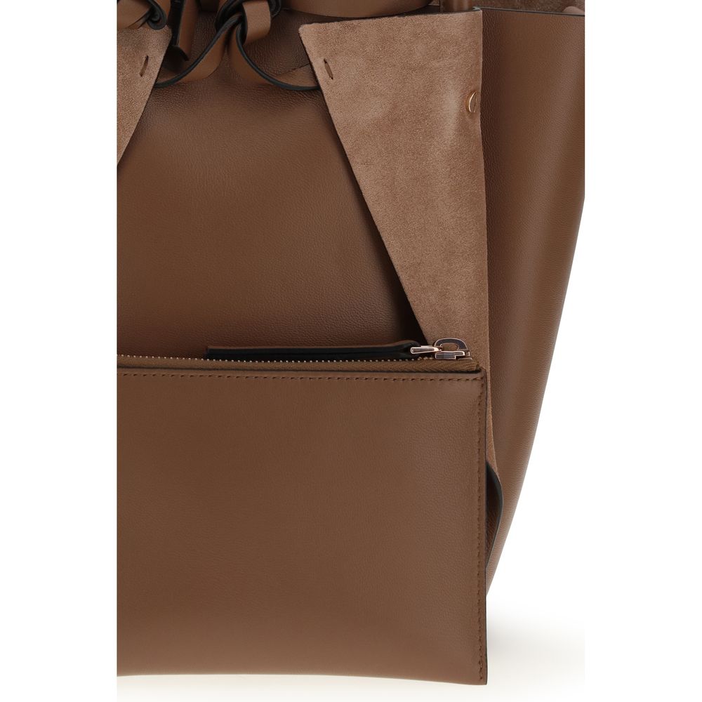 Gabriela Hearst Brown Lamb Ovis Aries Women's Handbag