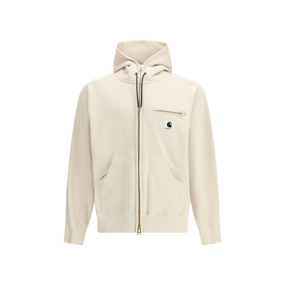Sacai Beige Cotton Men's Sweatshirt