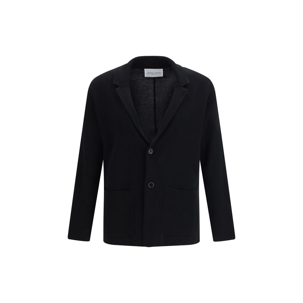 Roberto Collina Black Polyamide Men's Coat