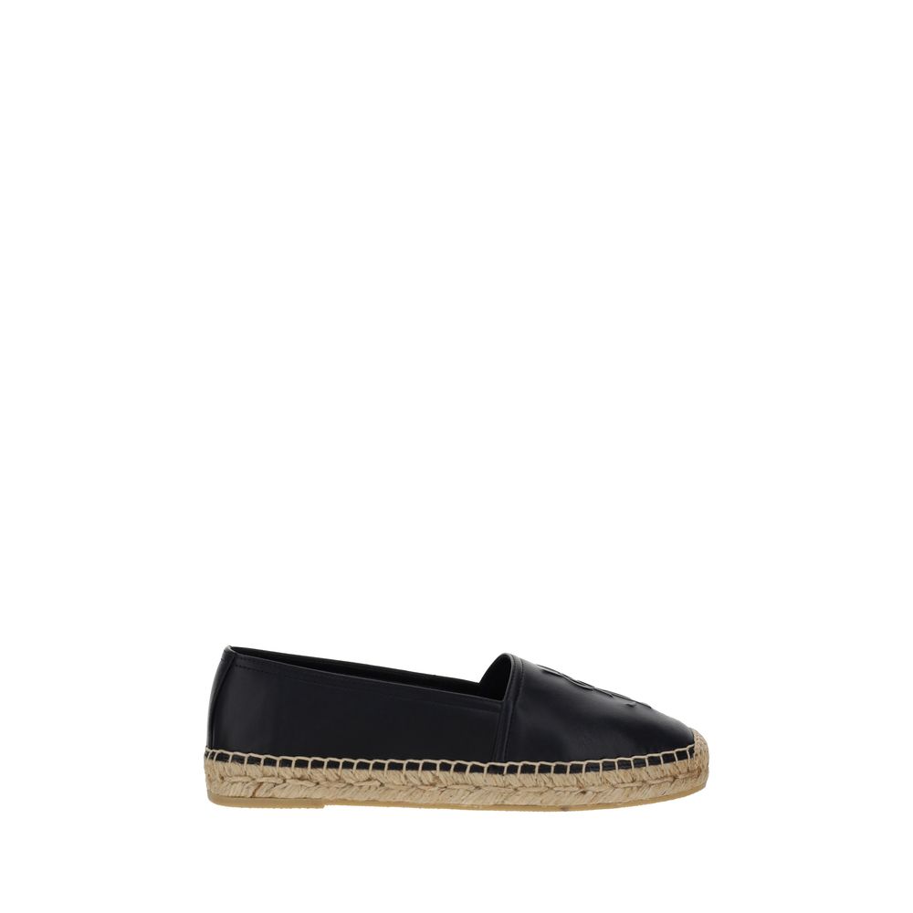 Saint Laurent Black Lamb Ovis Aries Aries Women's Espadrilles
