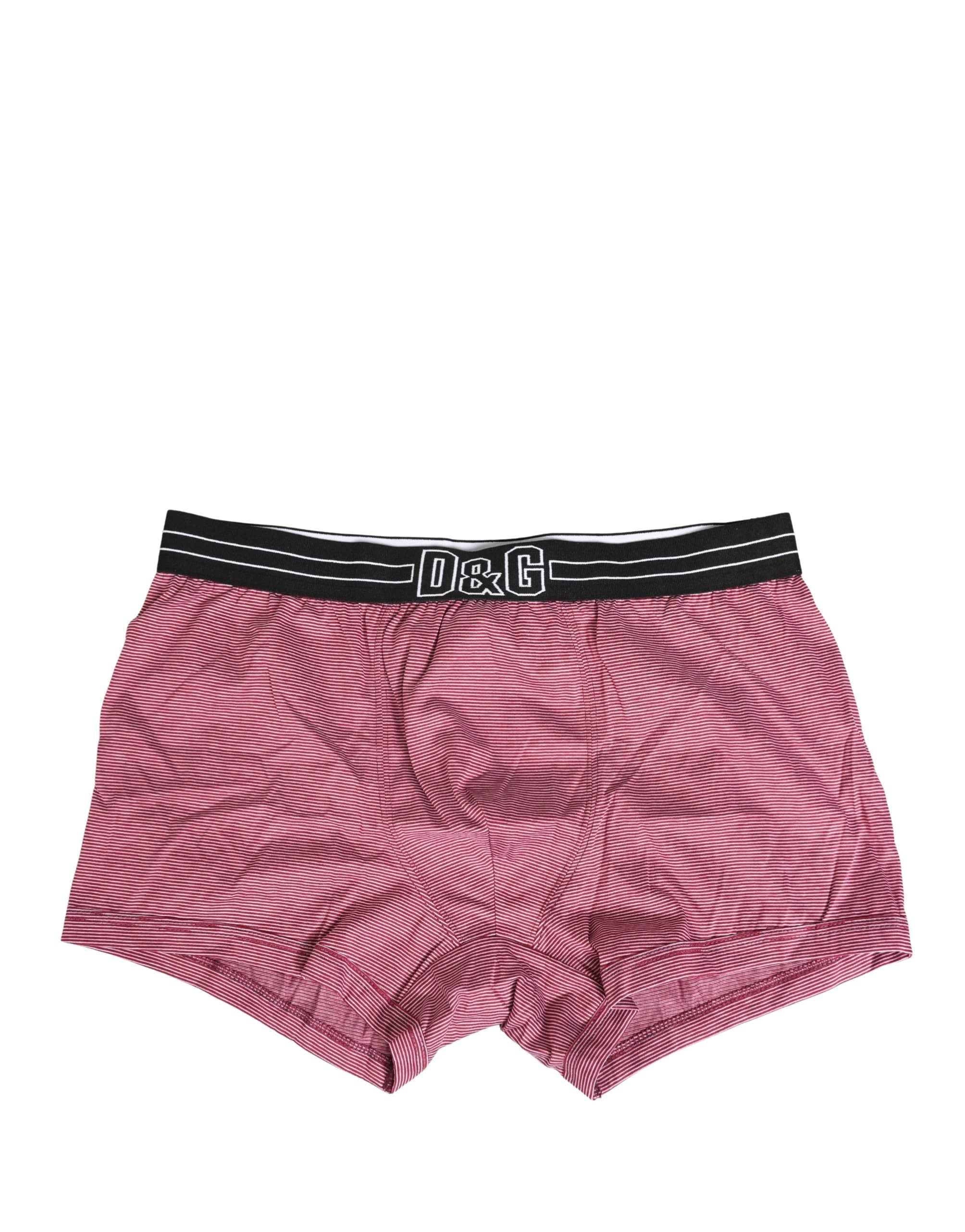 Dolce & Gabbana Pink D&G Logo Cotton Regular Boxer Men's Underwear