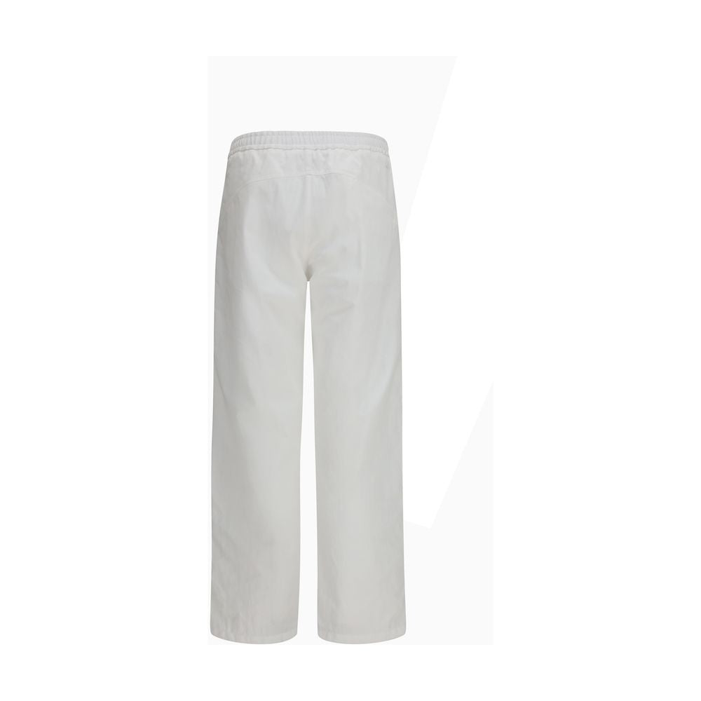 LAMINAR White Cotton Casual Men's Pants