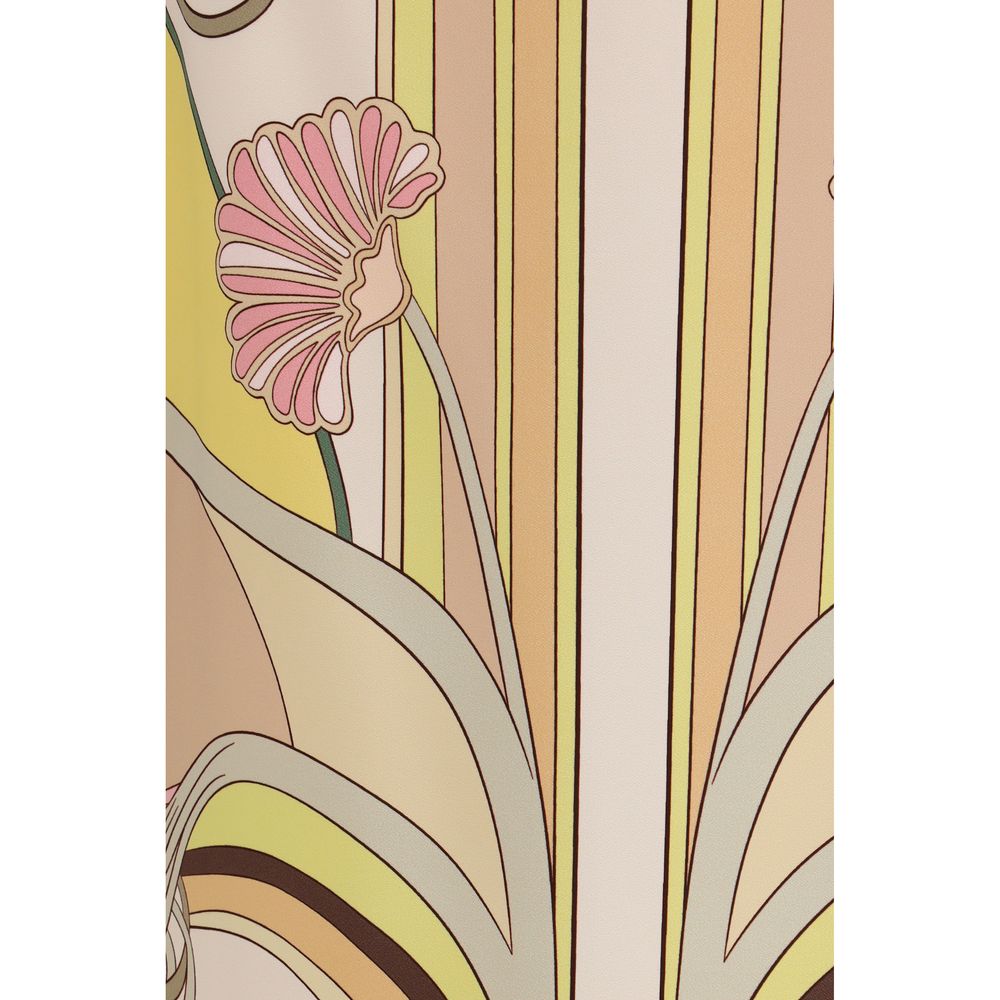 La Double J Multicolor Viscose Long Women's Skirt