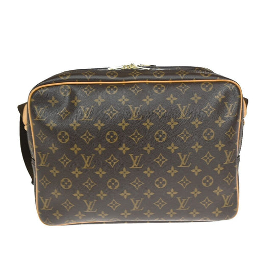 Louis Vuitton Reporter Brown Canvas Shoulder Bag (Pre-Owned)