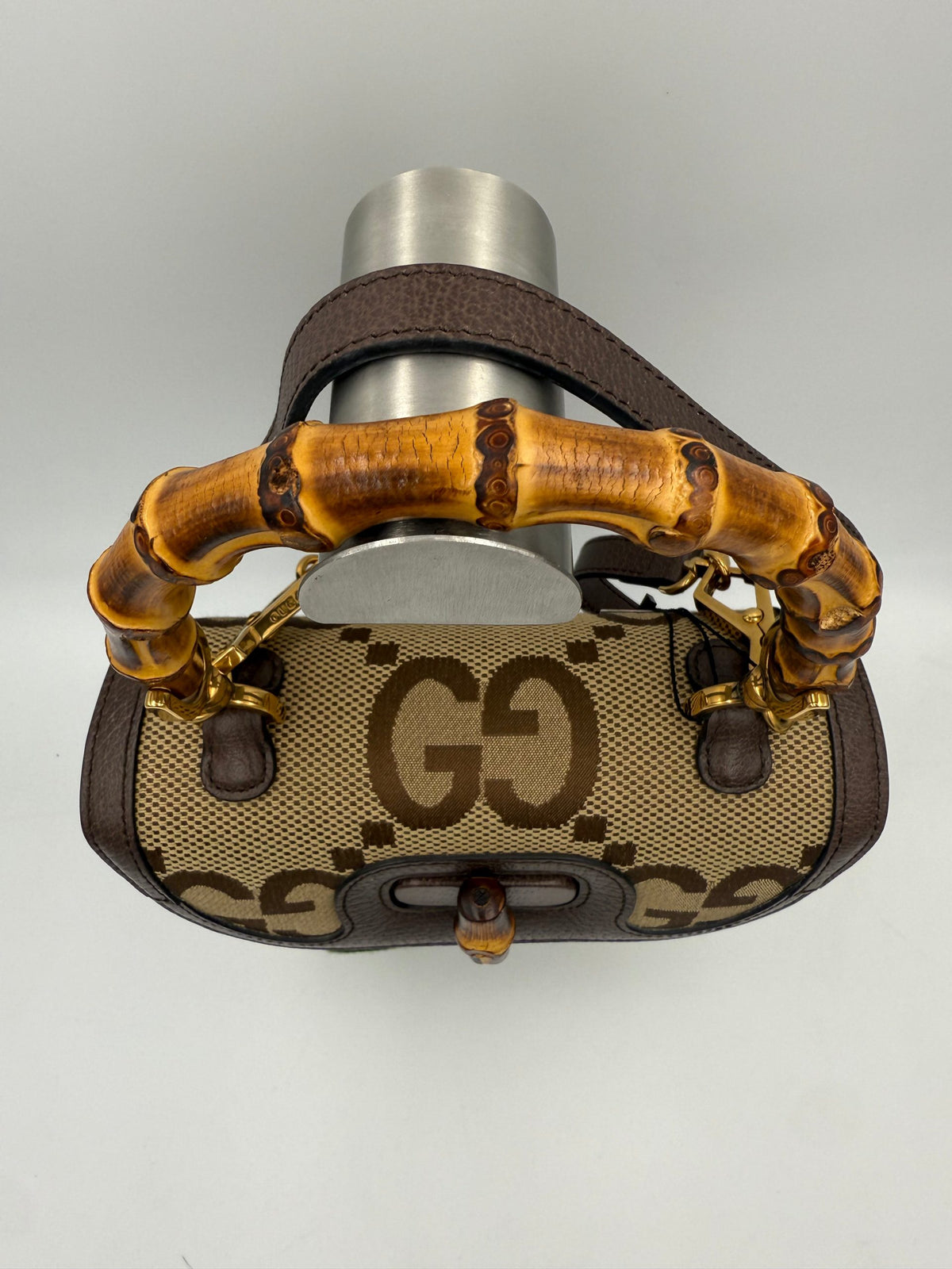 Gucci GUCCI BAMBOO 1947 GG Canvas Women's Handbag (Pre-Owned)
