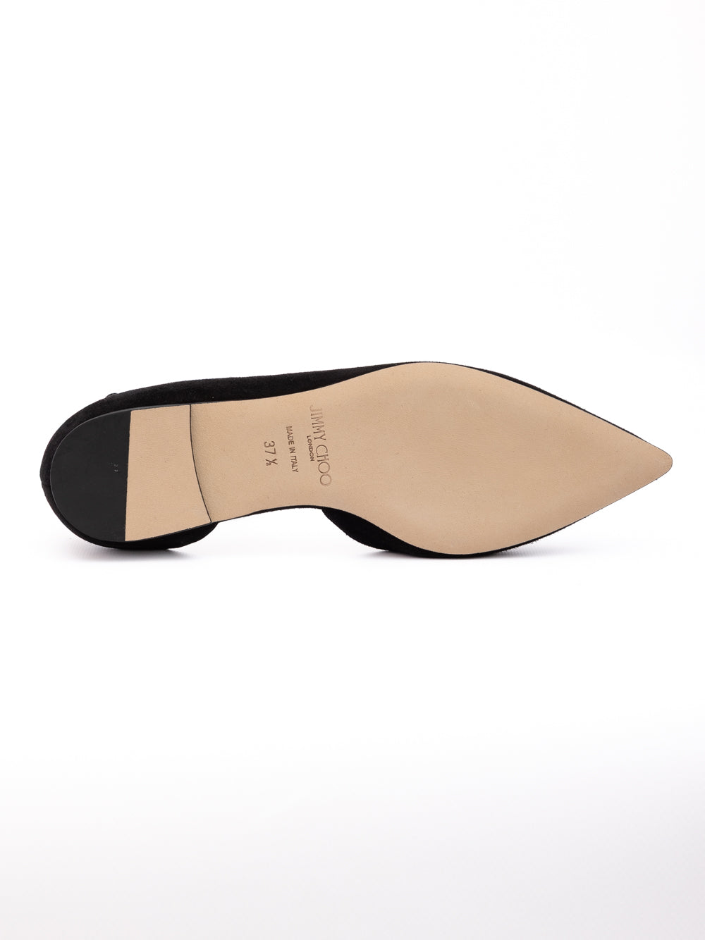 Jimmy Choo Black Suede Leona Ballet Women's Flat