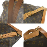 Louis Vuitton Montsouris Gm Black Canvas Backpack Bag (Pre-Owned)