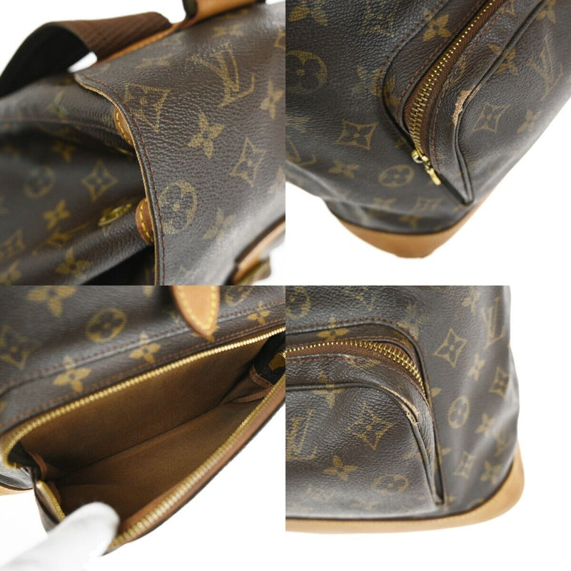 Louis Vuitton Montsouris Gm Black Canvas Backpack Bag (Pre-Owned)