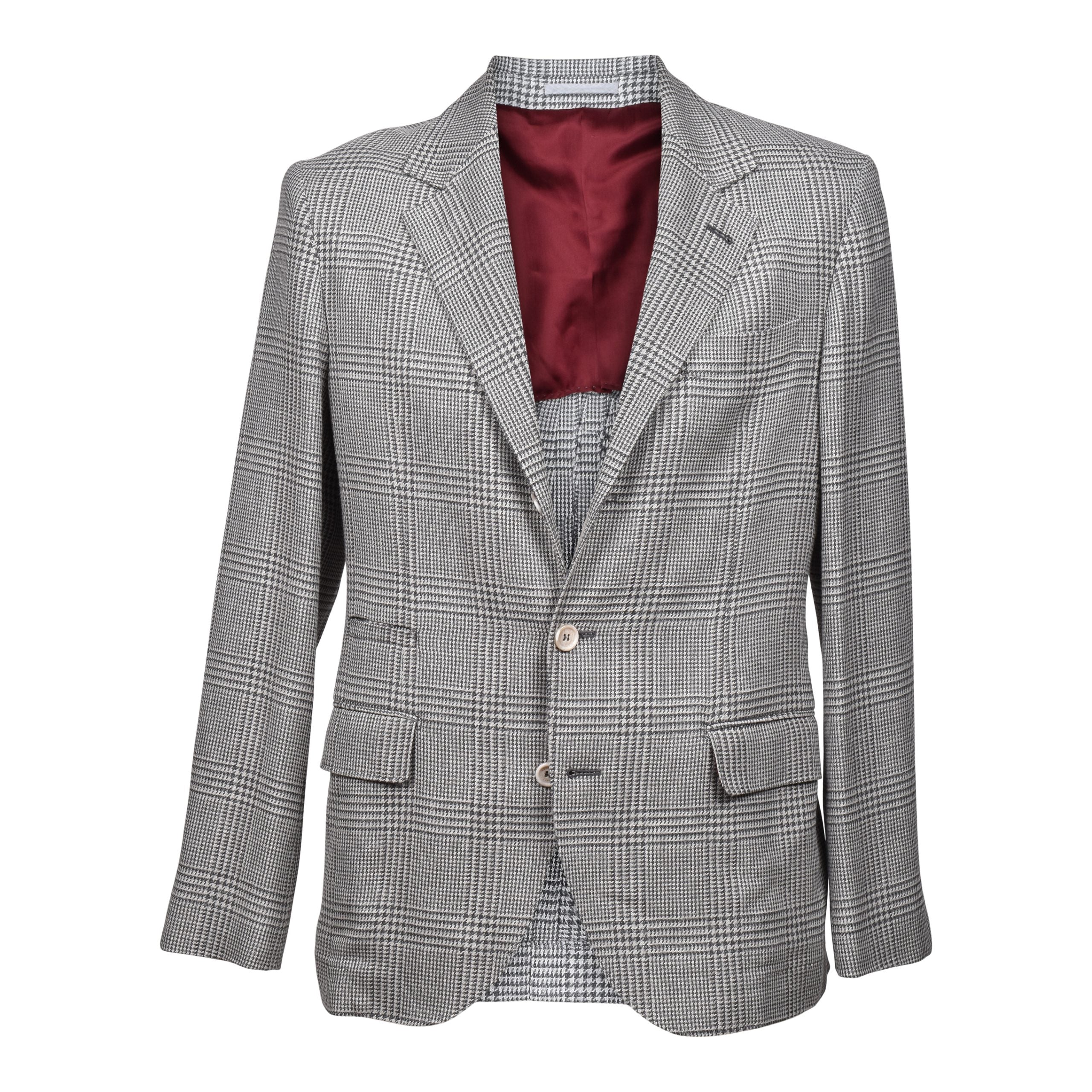 Brunello Cucinelli Gray Wool Men's Blazer
