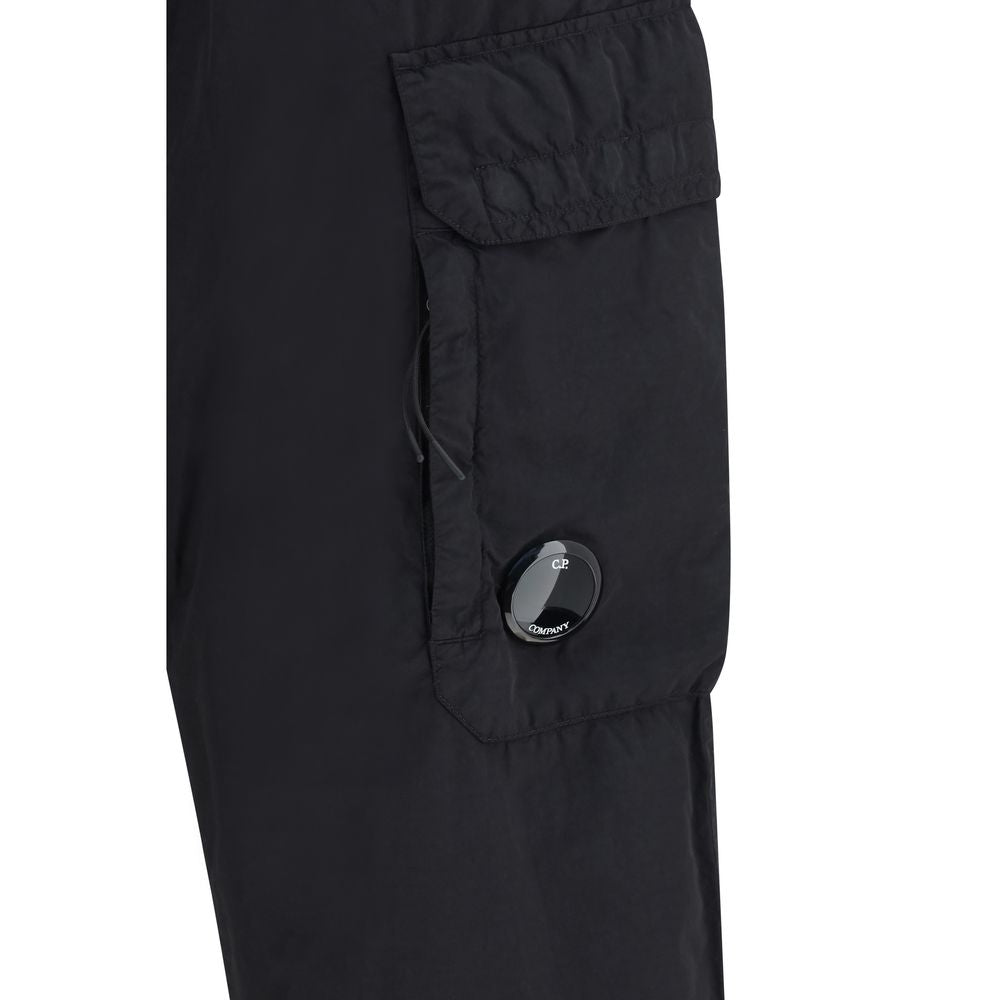 C.P. Company Black Polyamide Cargo Men's Pants