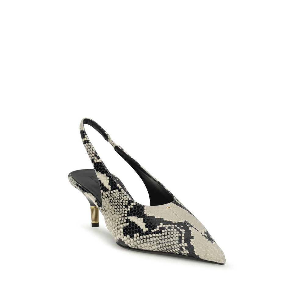 Khaite Multicolor Calf Leather Bos Taurus High Heel Women's Pumps