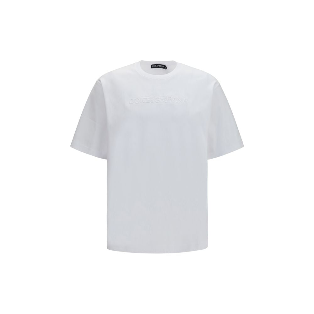 Dolce & Gabbana White Cotton Men's T-Shirt