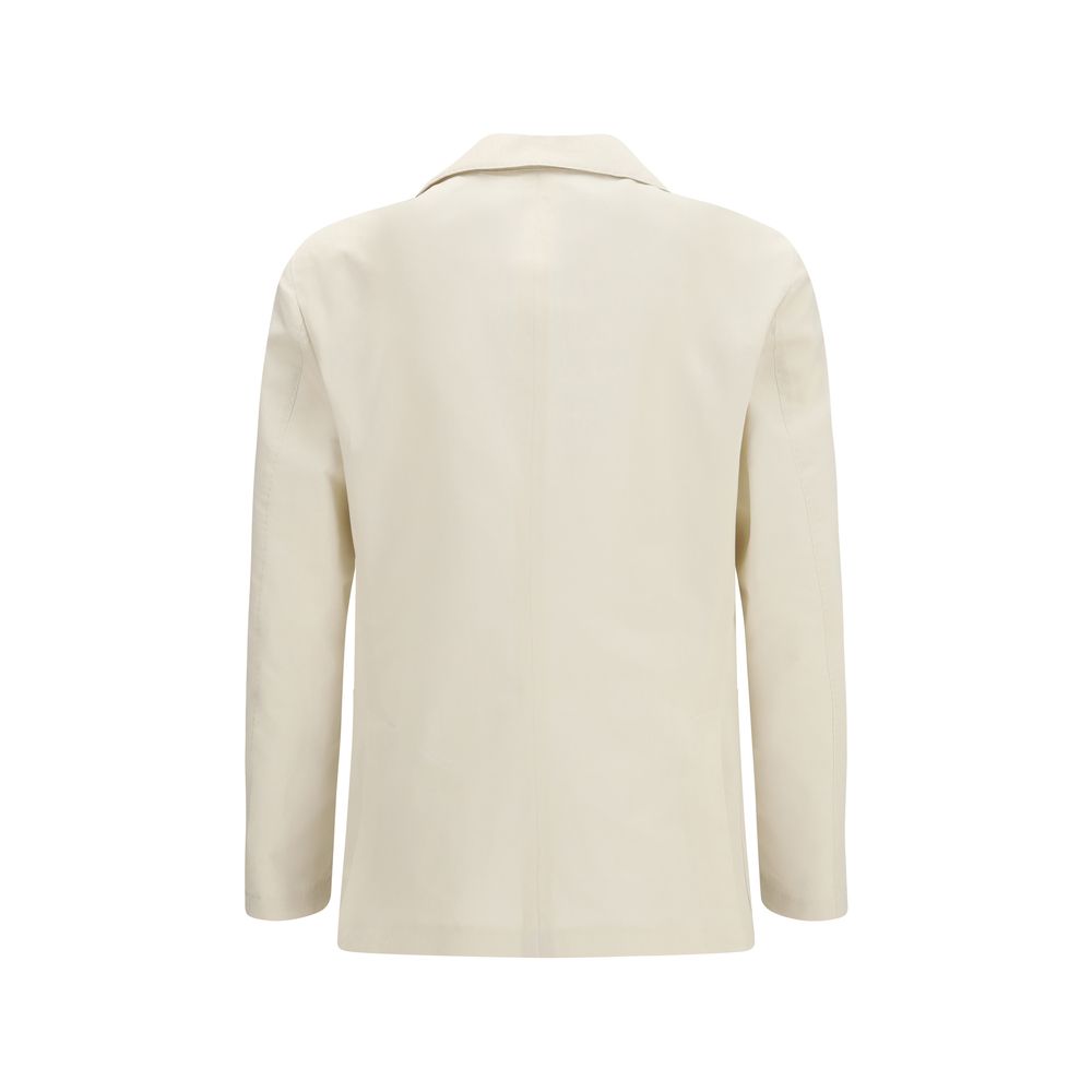 Lardini White Cotton Men's Blazer