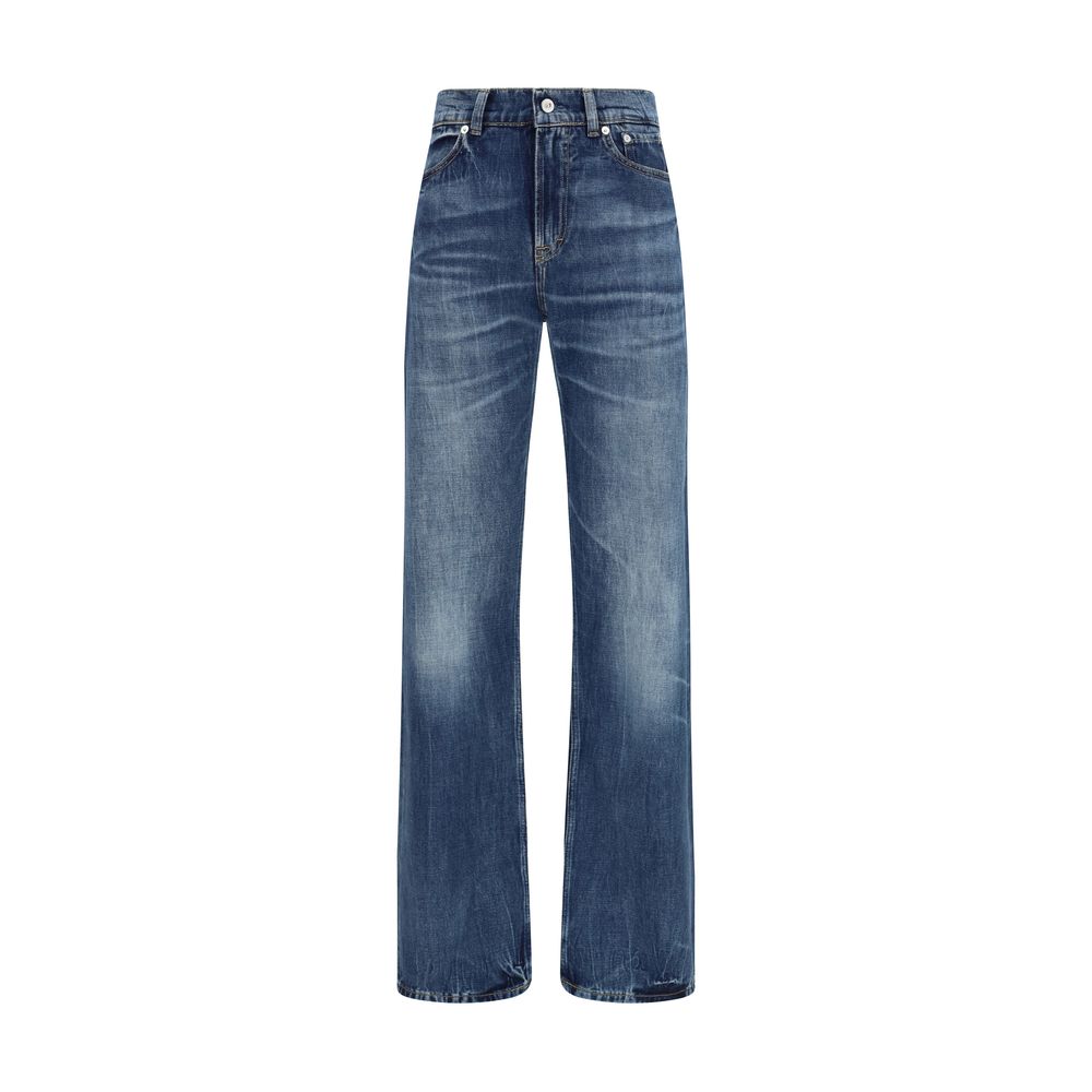 Our Legacy Blue Cotton Bootcut Women's Jeans