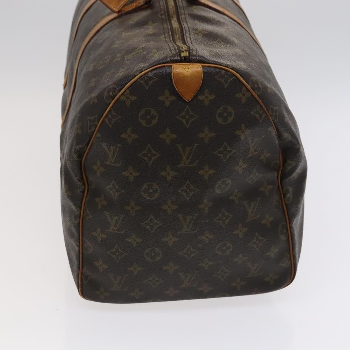Louis Vuitton Keepall Monogram Canvas Brown Canvas Travel Bag Bag (Pre-Owned)